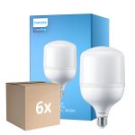 Mehrfachpackung 6x Philips CorePro LED E27 Matt 40W 4300lm - 830 Warmweiß | Ersatz Für 200W