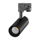 Noxion LED-Schienenstrahler 3-Phasen Ecowhite Aluminium Schwarz 20W 2060lm 36D - 840 Kaltwei&szlig; | UGR <19