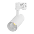 Noxion LED-Schienenstrahler 3-Phasen Ecowhite Aluminium Wei&szlig; 20W 2060lm 36D - 840 Kaltwei&szlig; | UGR <19