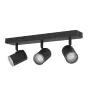 Eglo Decke Spot Consuma 1 Stahl Schwarz | Geeignet für 3x GU10