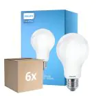 Mehrfachpackung 6x Philips Corepro LED Glühbirne E27 Birne Matt 17.5W 2452lm - 840 Kaltweiß | Ersatz für 150W